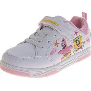 SpongeBob Kids Shoes - White and Pink size 11 LK NWT